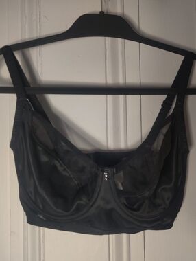 Pour Moi Black Longline Bra Size 34H